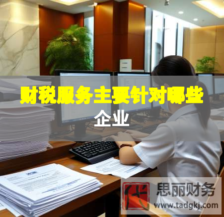 財稅服務主要針對哪些企業