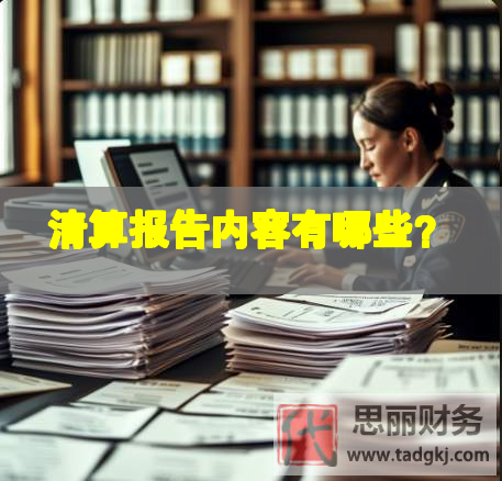 清算報告內容有哪些？