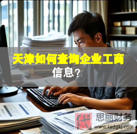 天津如何查詢企業工商信息？