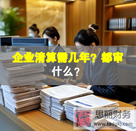 企業清算需幾年？都審什么？