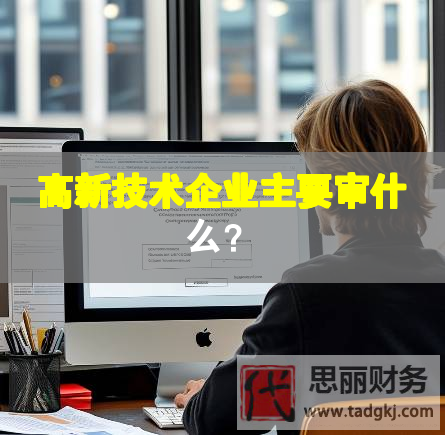 高新技術企業主要審什么？