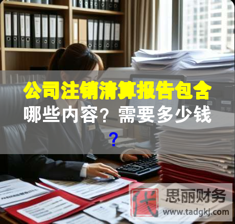 公司注銷清算報告包含哪些內容？需要多少錢？