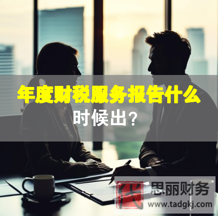 年度財稅服務報告什么時候出？